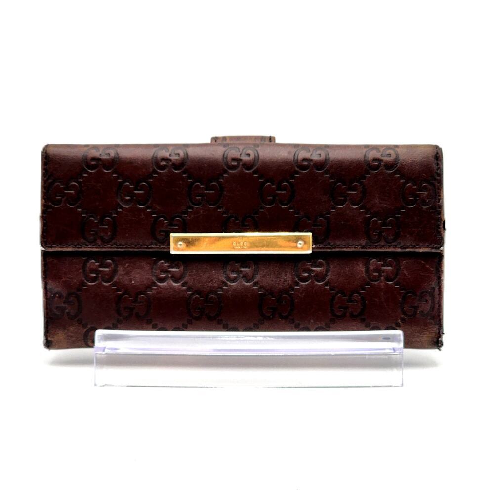 GUCCI Guccissima Margaux Calfskin Continental Flap Wallet - Picture 7 of 16